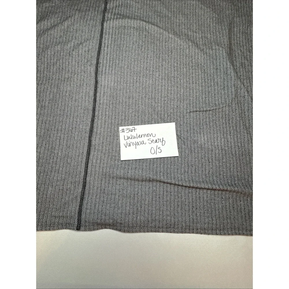 Lululemon Vinyasa Wrap Black White One Size‎ excellent condition (367)